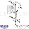 Grohe Euphoria Power&Soul System 190 Shower System Diverter Spares